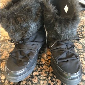 Crocs Black Snow Boots